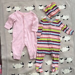 GAP Pink Footies One Piece